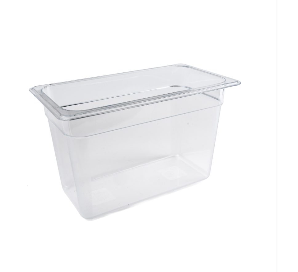Browne 1/3 One Third Size Polycarbonate Food Pan 8" Deep (1 Each) 38138