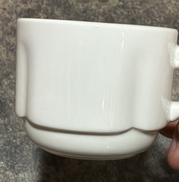 Dudson 8oz Sonata Stacking Teacup White 36/1EA*