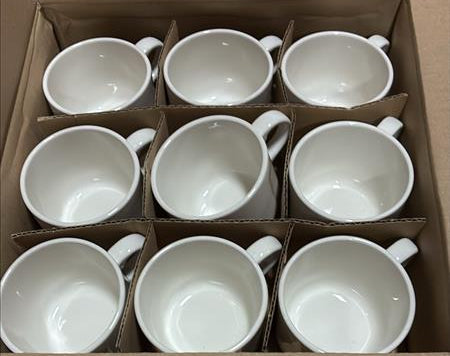 Dudson 8oz Sonata Stacking Teacup White 36/1EA*