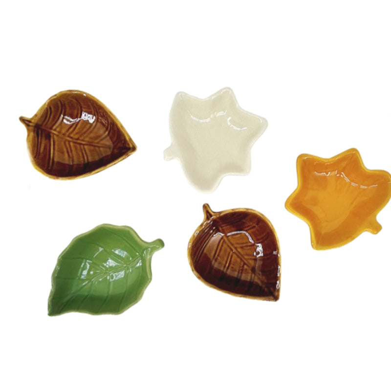 BIA Leaf Dip Bowls - Assorted Size and Colours 400478 1/1EA