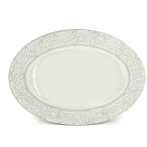 BIA Harvest Serving Oval Platter 18.5″ × 13.2″ 401911 WH - 1/1EA