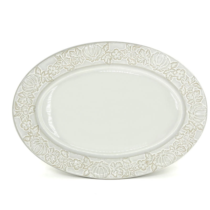 BIA Harvest Serving Oval Platter 18.5″ × 13.2″ 401911 WH - 1/1EA
