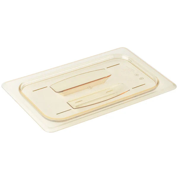 Cambro - Food Pan Lid 1/4 Size Amber High-Heat 40HPCH150 - 1/1EA