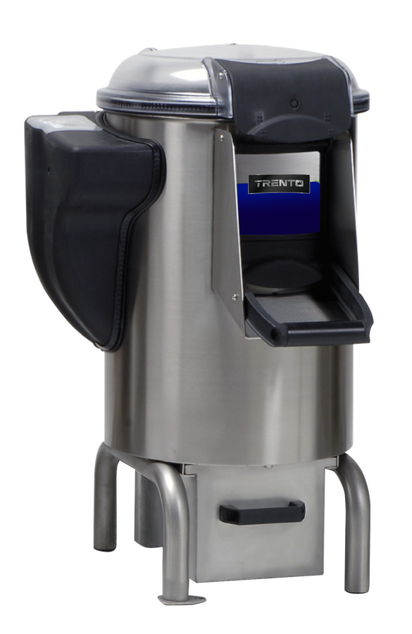 Omcan 22 lb. Potato Peeler with Floor Water Discharge - 115V, 0.75HP 44184 1/1EA*