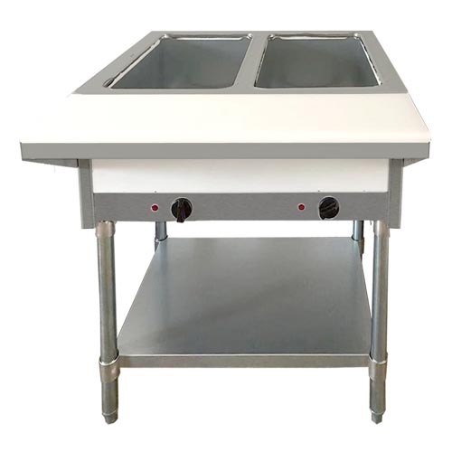 STEAM TABLE ELECTRIC 2 PANS FW-CN-0002-H