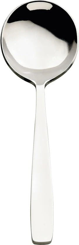 Browne MODENA 7" Stainless Steel Round Soup Spoon 503013 12/1EA