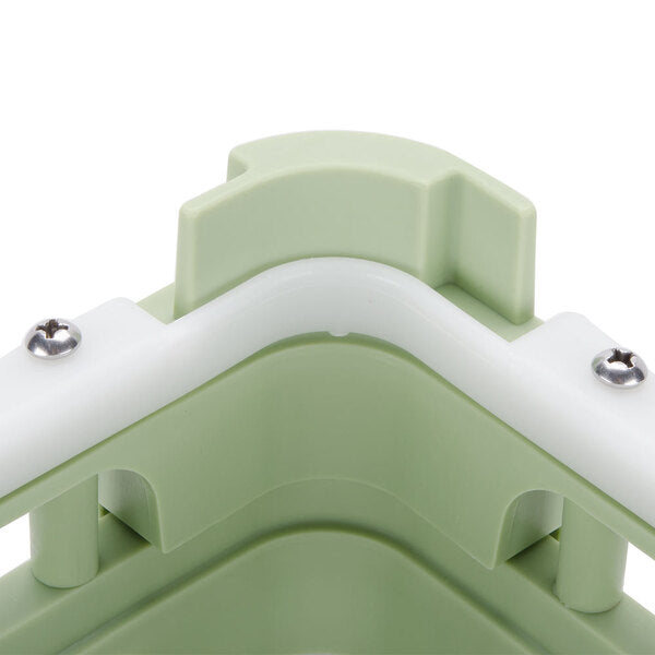 Vollrath - Glass Rack, 16 Compartment, Light Green, 6 1/2