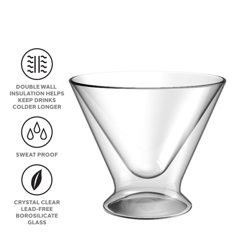 Danesco Martini Glasses 10oz 5527481CL Set of 2