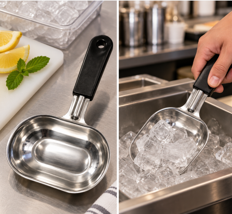 Mercer  3 Oz Stainless Steel Chicken Scoop 117332/M35935