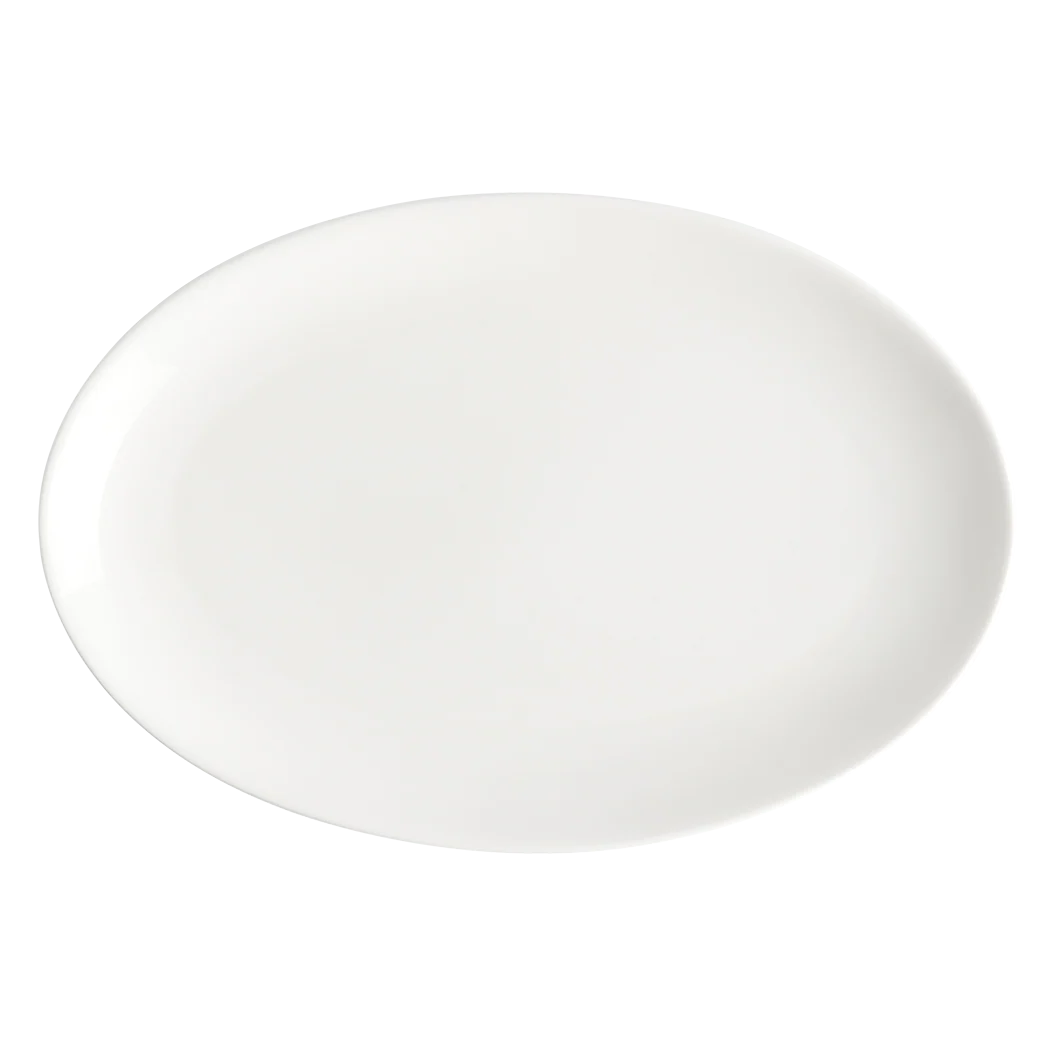 Browne - Coupe Plate Oval, Porcelain 12/1EA*