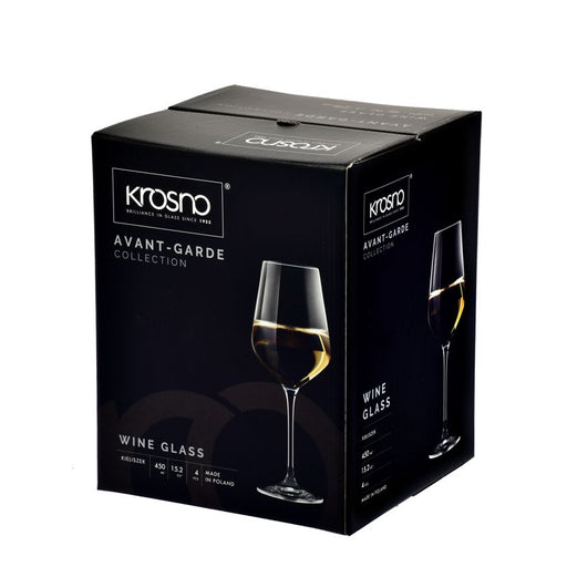 Kronso White Wine Glasses, Set of 4, 450 ML 590302 CL