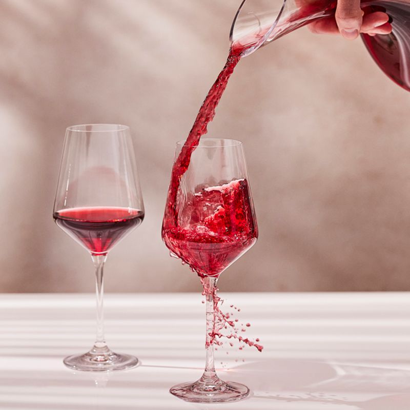 Krosno Red Wine Glasses, Set of 4, 550ML 590303 CL