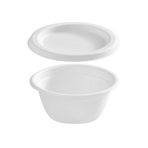 Globe Commercial - Portion Cup Lids Bagasse Compostable