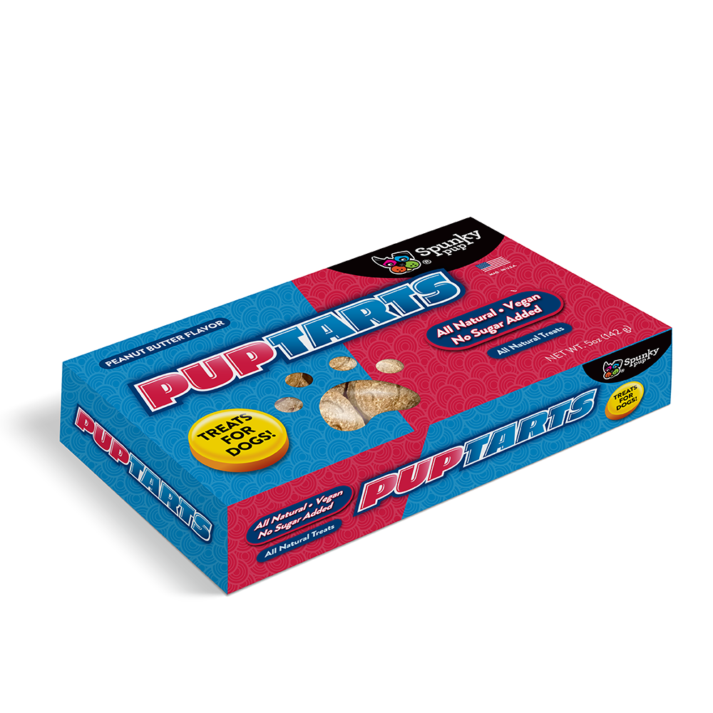 Pup Tarts Dog Treats, Crunchy Biscuits, Peanut Butter Flavor, 5 oz 6174