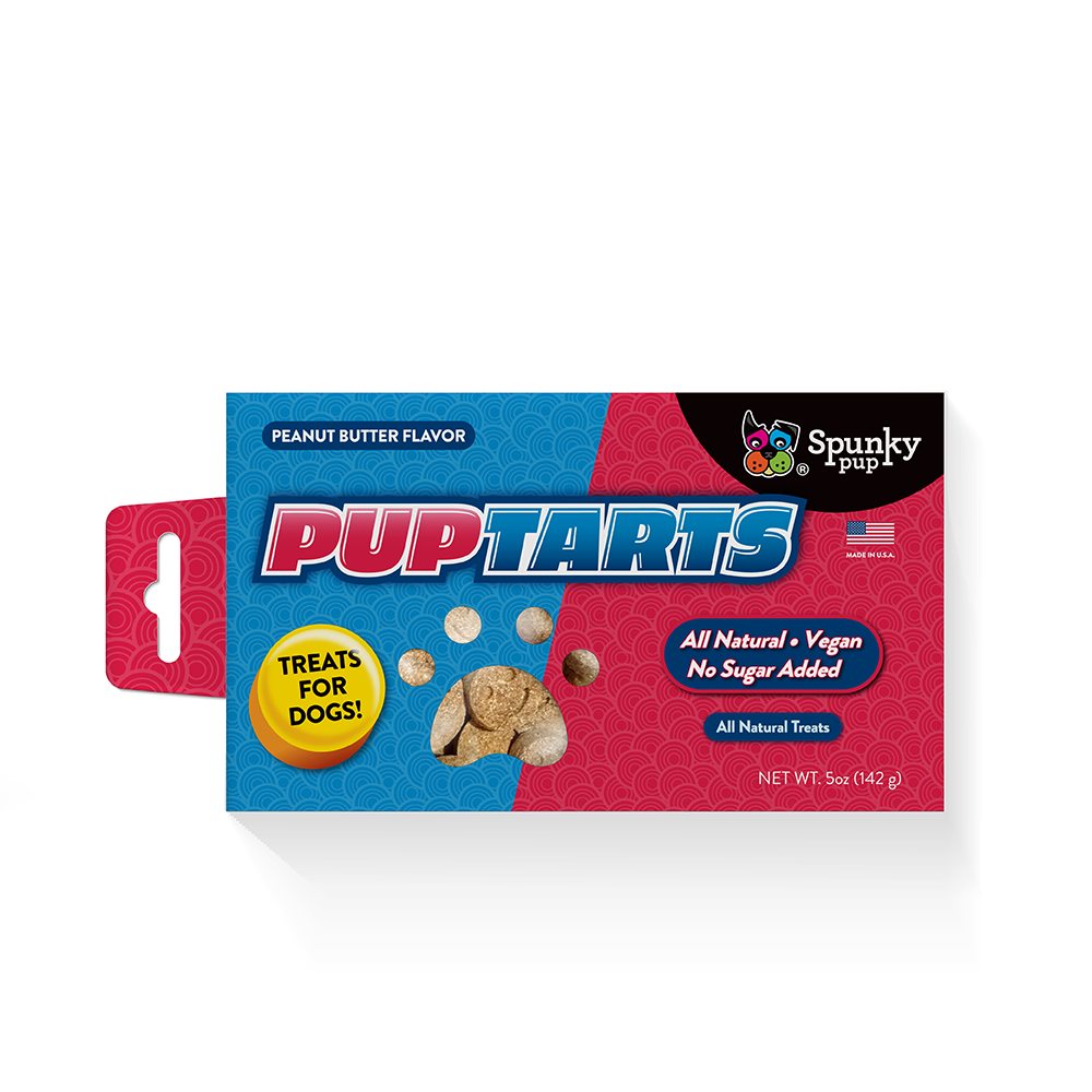 Pup Tarts Dog Treats, Crunchy Biscuits, Peanut Butter Flavor, 5 oz 6174