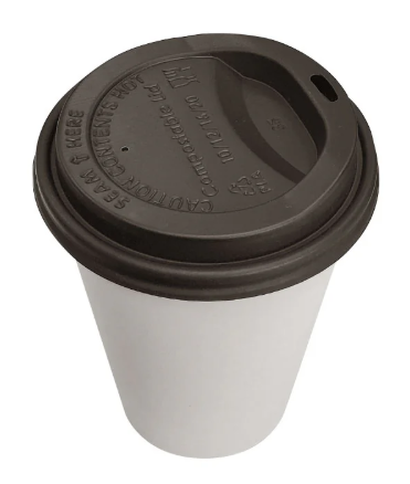 Single Wall Hot/Cold Compostable Pain White Cups - 12 Oz 80868824