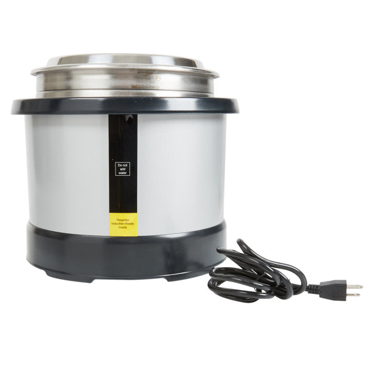 Vollrath 11-quart 120-volt Mirage® countertop induction rethermalizer in natural finish 74110110