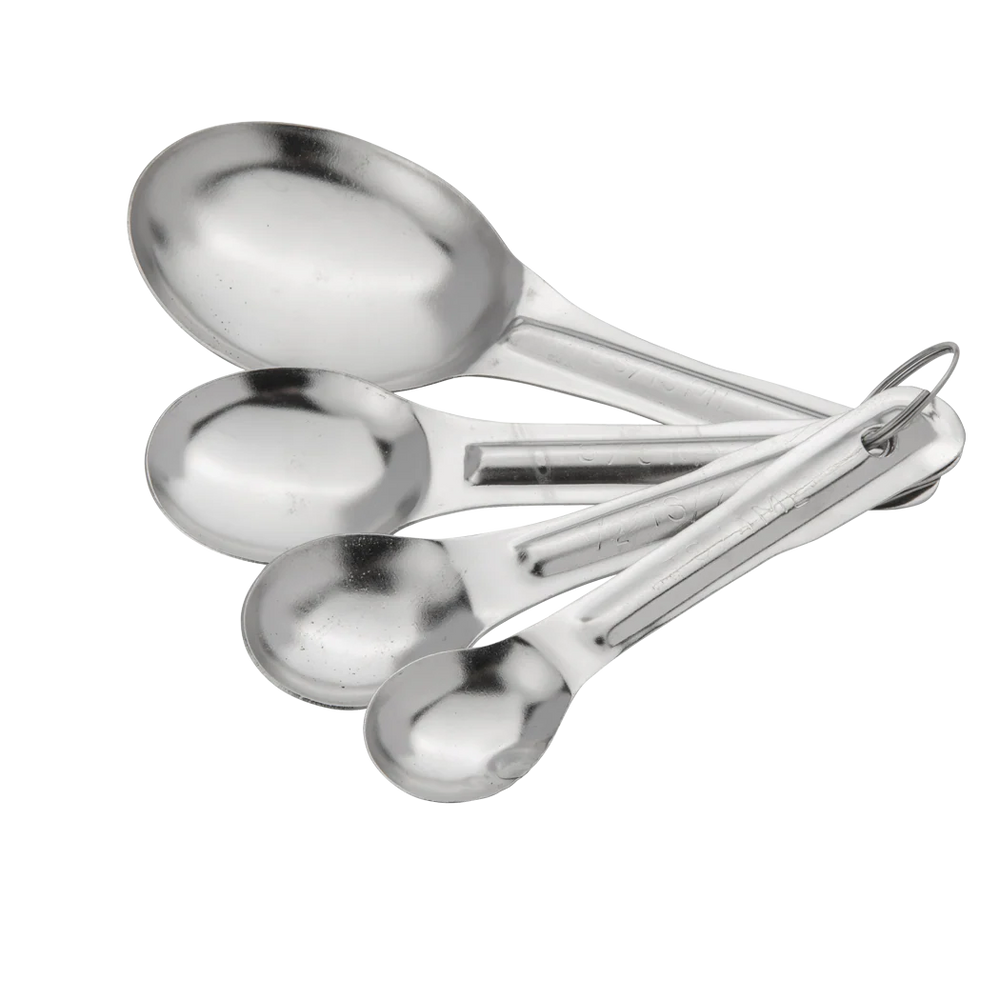 Browne - Measuring Spoon 4pc Set (1/4 tsp, 1/2 tsp, 1 tsp, 1 tbsp) 746108 - (1 Set)
