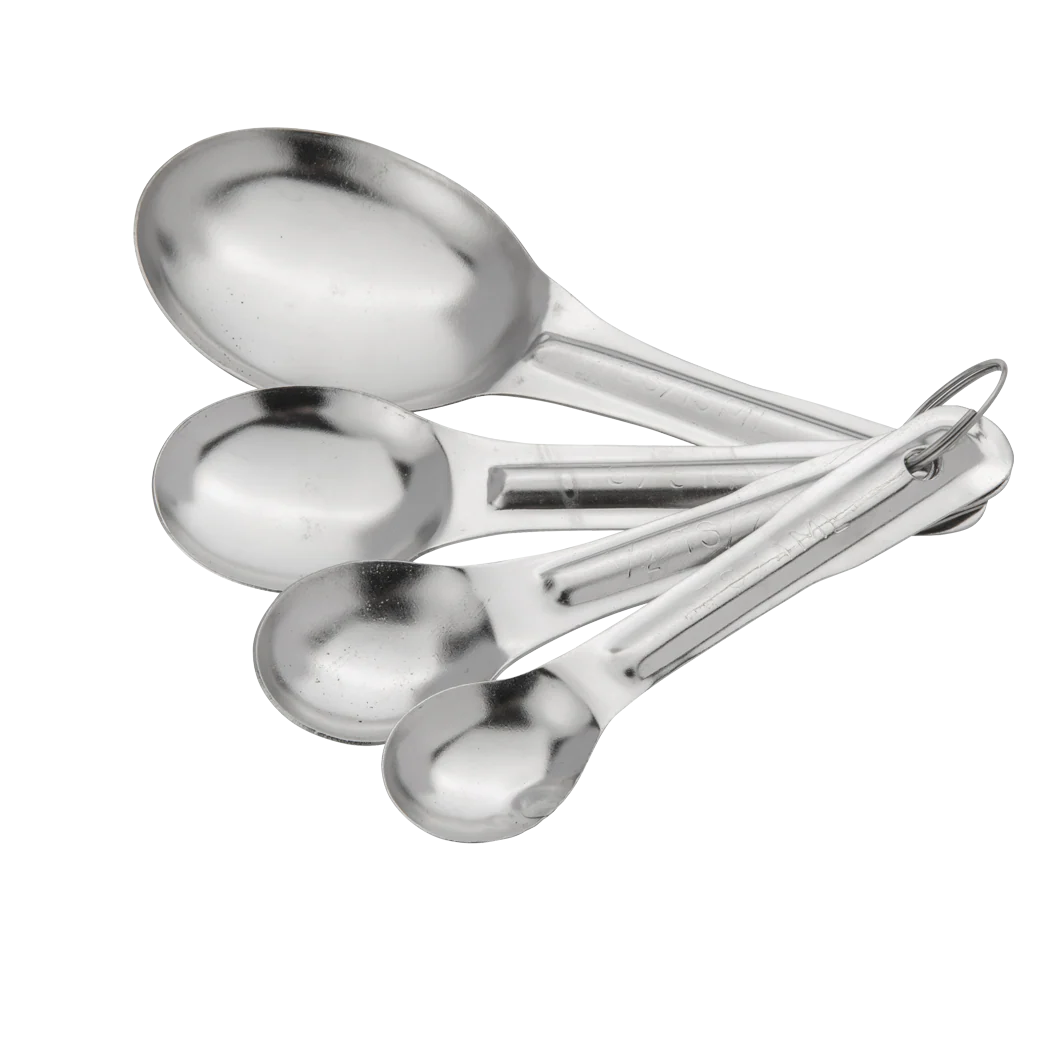 Browne - Measuring Spoon 4pc Set (1/4 tsp, 1/2 tsp, 1 tsp, 1 tbsp) 746108 - (1 Set)