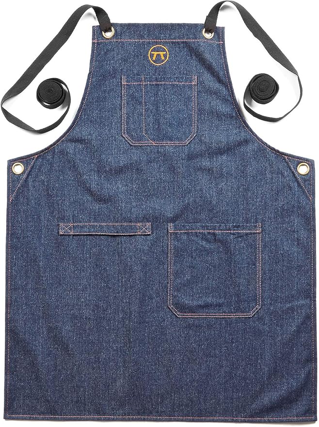 Fox Run - Blue Denim Griller's Apron, One Size 76493