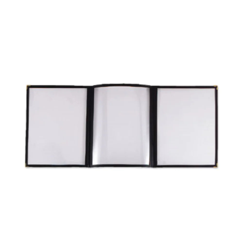 Browne 3 Pocket Menu Cover Black 91/4 x 11.5