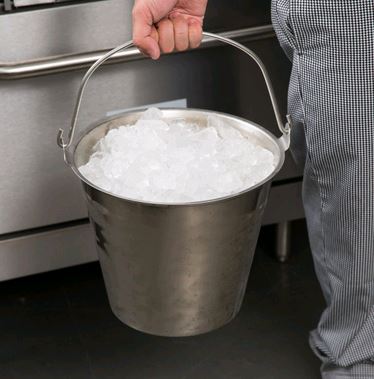 Vollrath-  13 Qrt Stainless Steel Utility Pail - 58130