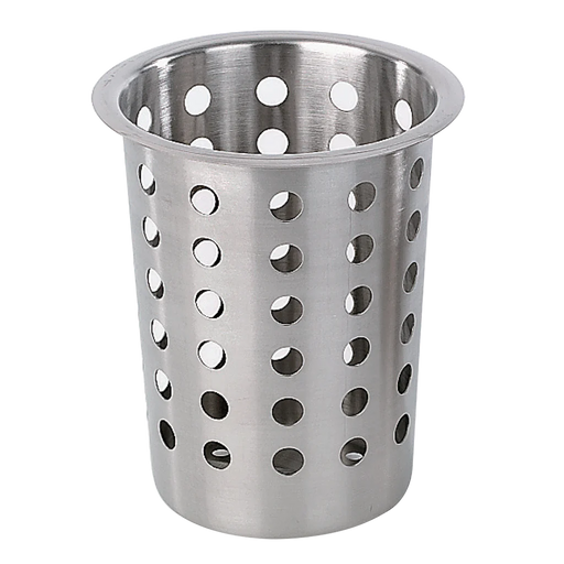 Browne - Flatware Holder 3.75" Perforated Stainless Steel 80110 - 1/1EA