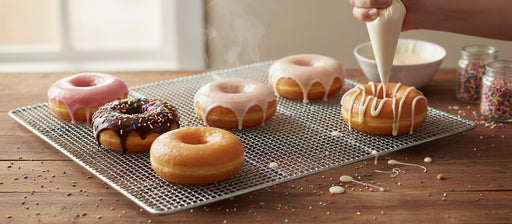 Browne Full size 16'' x 24'' Footed Pan Grate Nickel Plated 575519 1/1EA