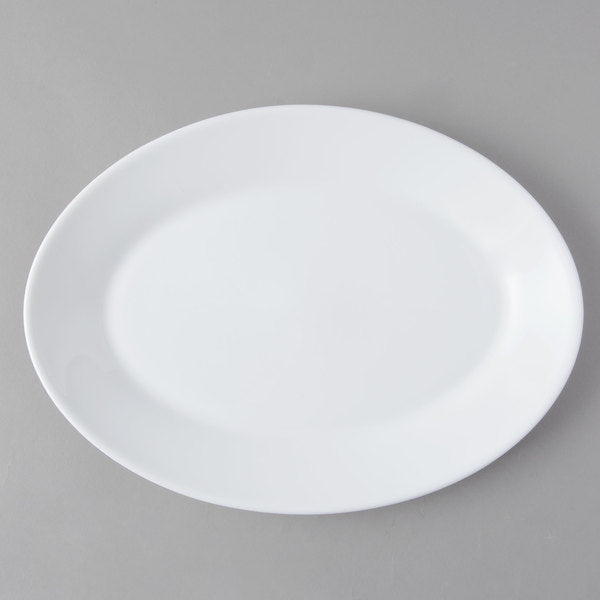 ARC PLATTER OVAL 11.75" WHITE P3967*