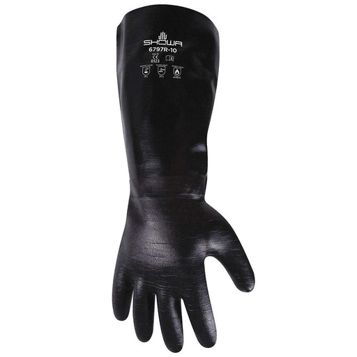 21" Neoprene Black Gloves