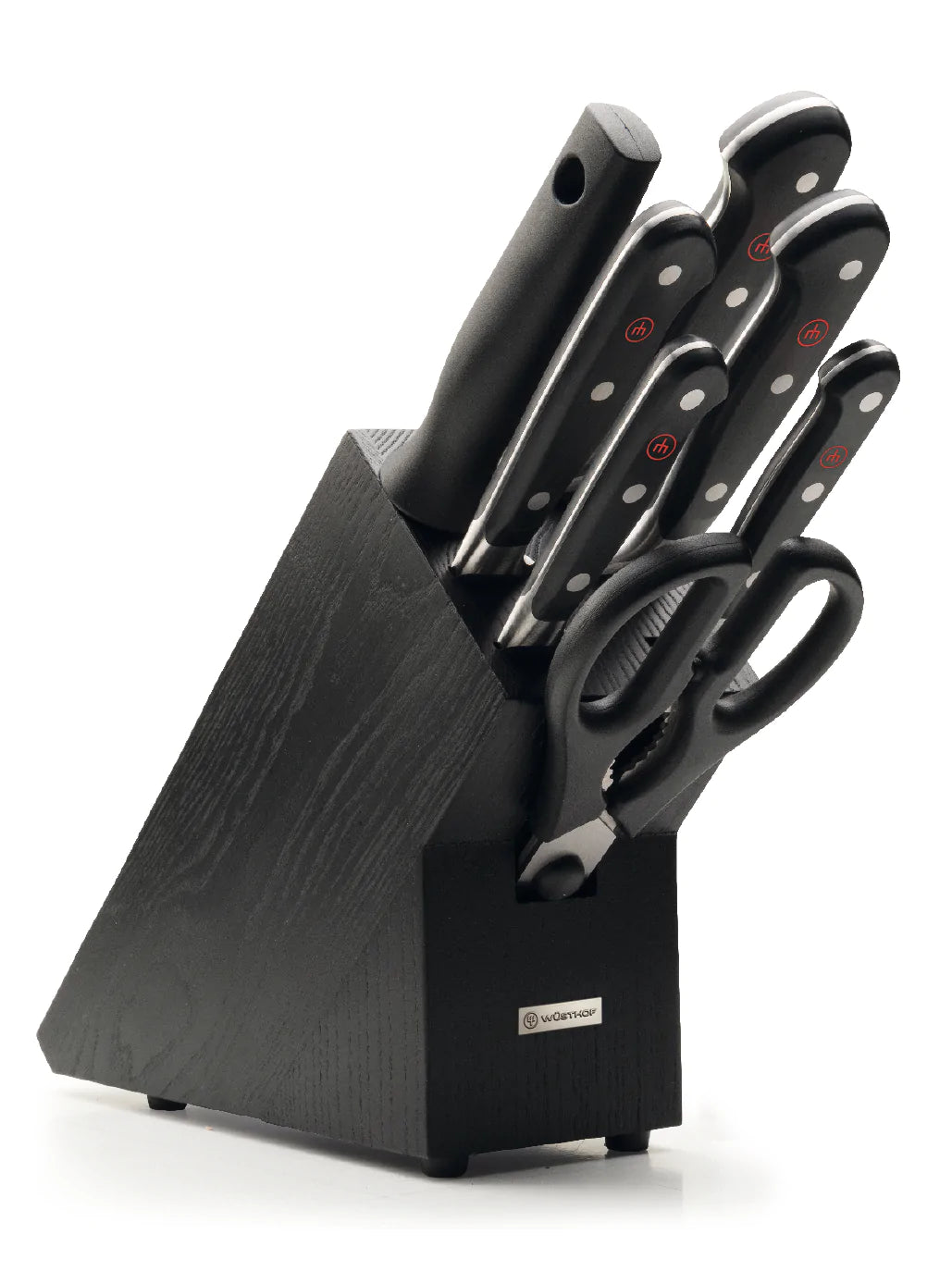 Wusthof Classic 8 pcs. Knife Block Set - Black Block 1090170707