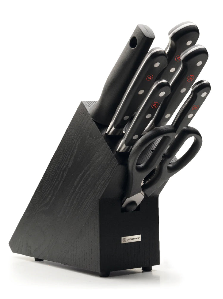 Wusthof Classic 8 pcs. Knife Block Set - Black Block 1090170707
