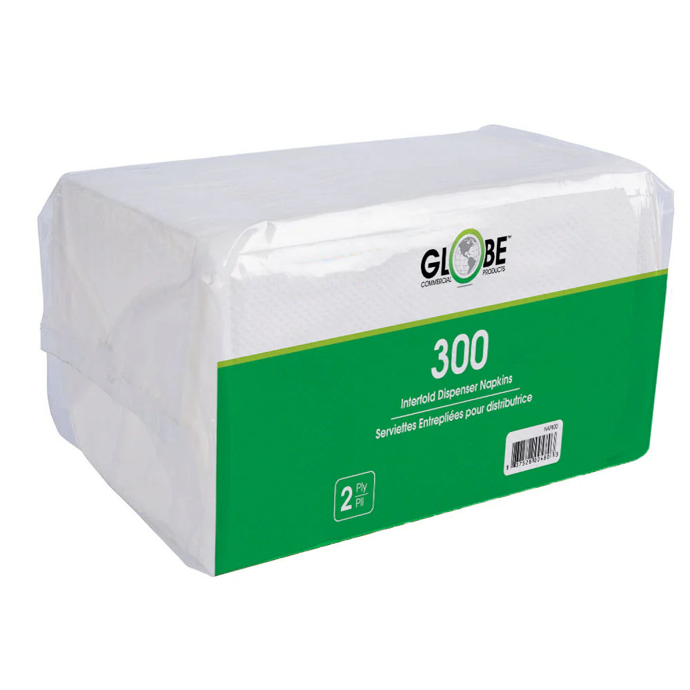 Globe Interfold Napkins 1/2 fold 7.87