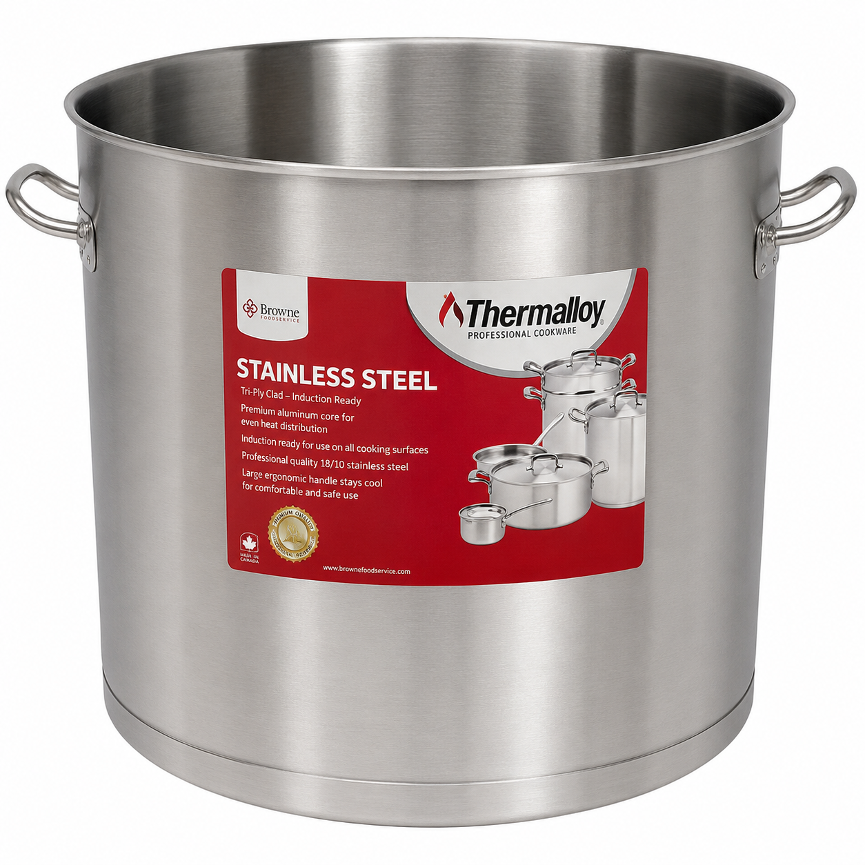 Thermalloy 80 Qt Stainless Steel Stock Pot 5723980*