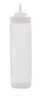 Tablecraft - Squeeze Bottle 24 oz Clear Dual Way 12463CF - 1/1EA