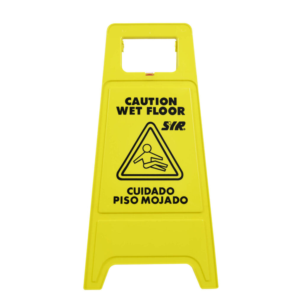 SYR  Yellow Folding Wet Floor Signs 993057 - YELLOW
