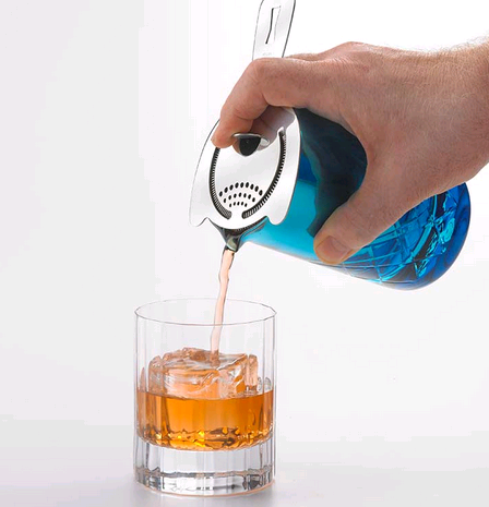 Barfly Blue s/s Mixing Glass 17oz M37177BL