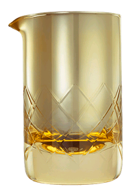 GOLD S/S MIXING GLASS 17OZ
