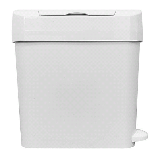 Globe Commercial - Sanitary Napkin Foot Pedal Receptacle 22L 3016 - 1/1EA