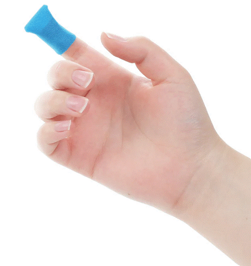 Bios - Blue Metal Detectable Fingertip 3" Bandages FA104 - (Pack of 50)