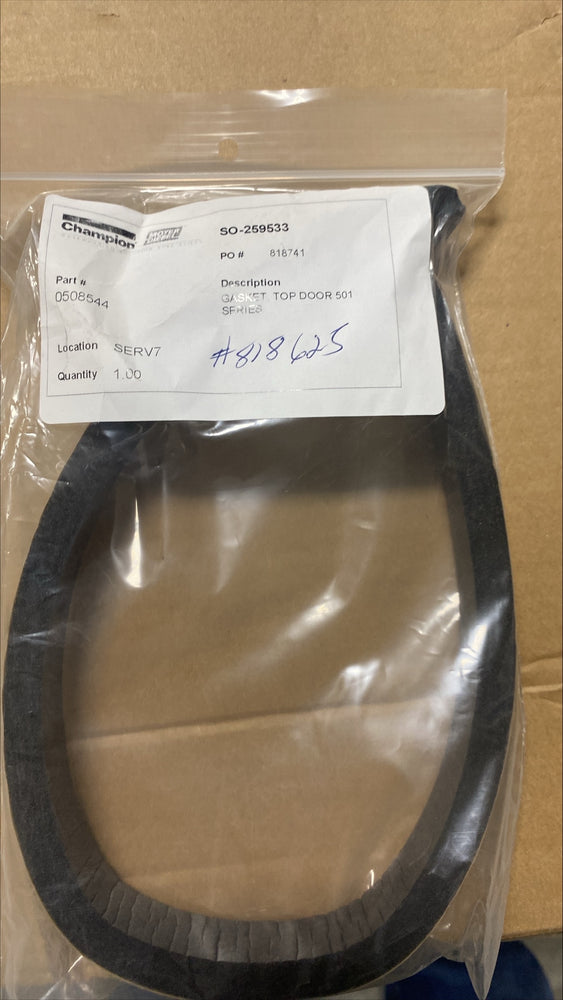 Champion Door Gasket/Seal, Top, Self Adhesive 0508544 1/1EA*