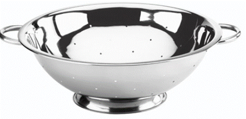 Browne - Colander 8 QT Footed Stainless Steel 746110 - 1/1EA