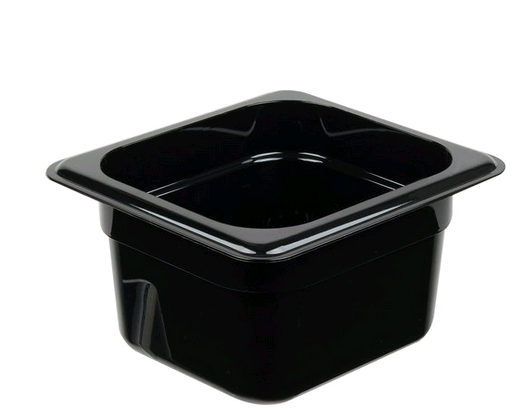 Cambro, Insert/Food Pan, Black, 1/6 Siza, 4