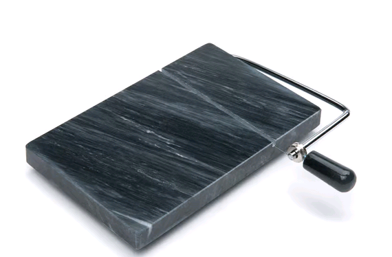 Fox Run  Marble board Cheese Slicer, Black