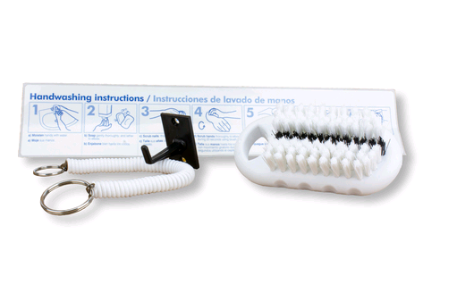 rabco Hand and Nail Brush Kit - White 40021EC02