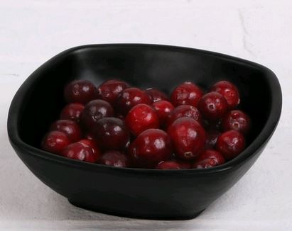 Elite - Bowl Square 8 oz Black Melamine JW4033 - (Case of 6)