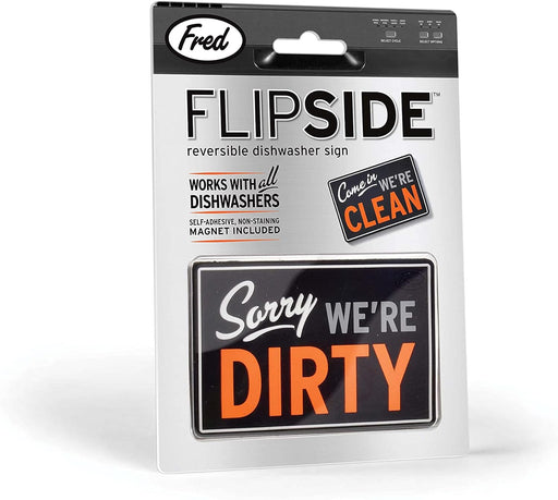 Fred and Friends, CA Flipside Dishwasher Sign FLIP