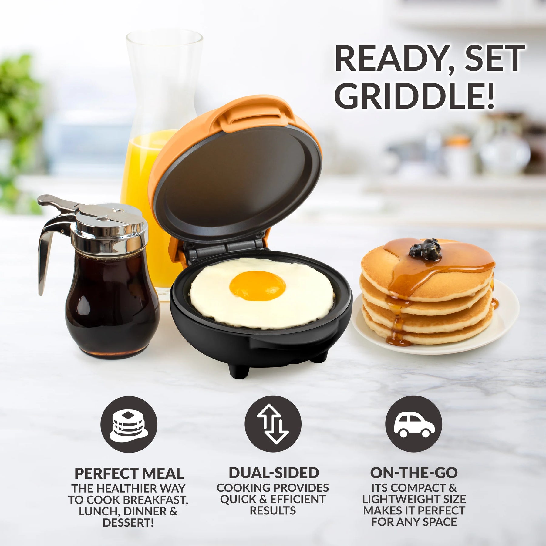 Dash mini maker griddle sales waffle & grill set