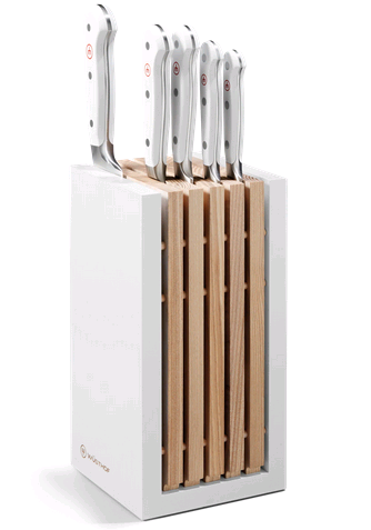 Wusthof Classic White 6 pcs. Designer Knife Block Set (Santoku) 1090270501