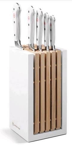Wusthof Classic White 6 pcs. Designer Knife Block Set (Bread) 1090270502